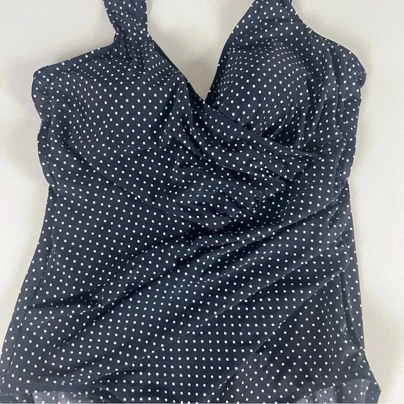 NWOT Miraclesuit Pin Point Oceanus One Piece Swimsuit - Picture 5 of 6